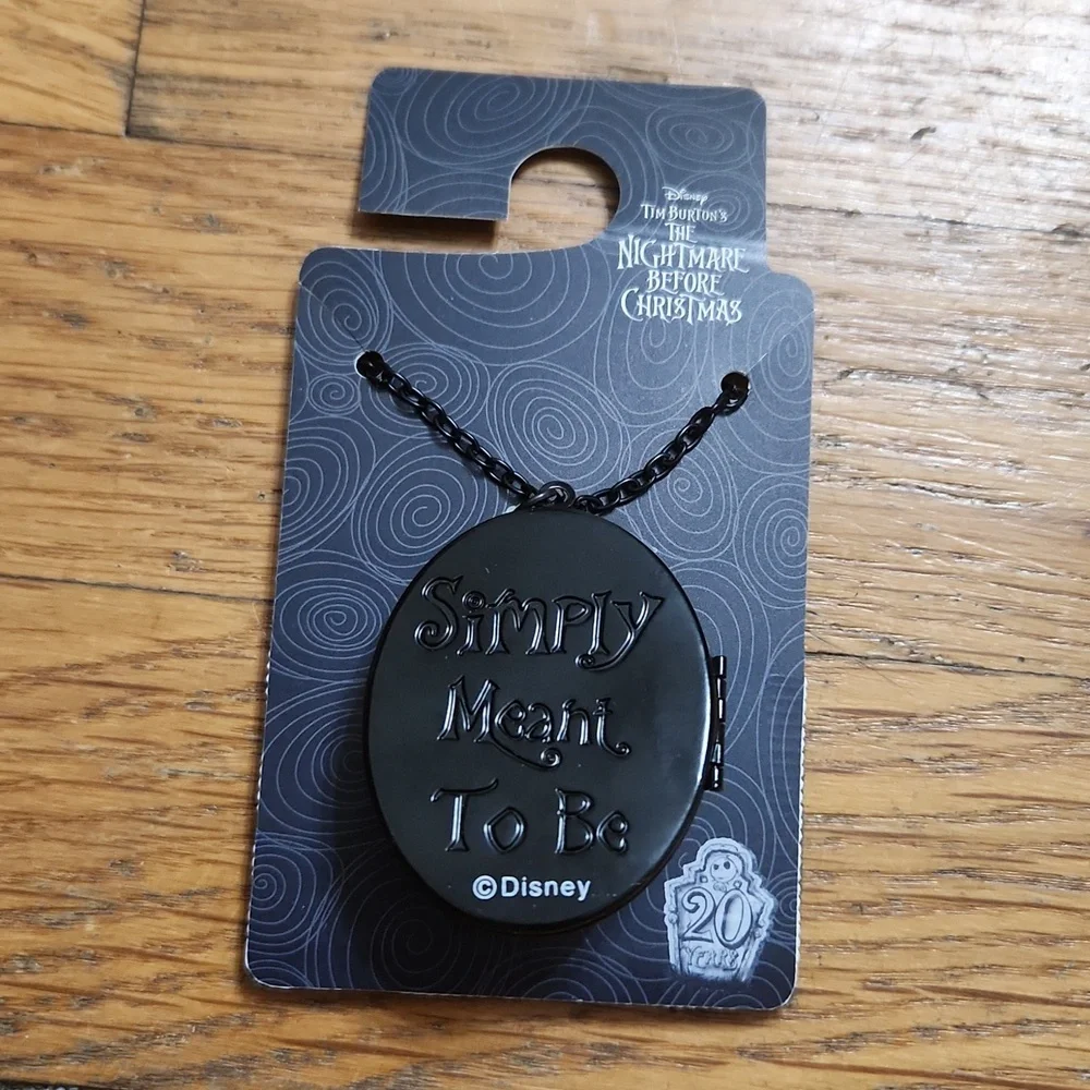 Nightmare Before Christmas Jack and Sally Locket Necklace - Picture 4 of 4